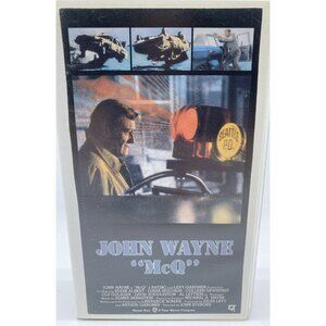 John Wayne McQ (VHS, 1995) Eddie Albert Diana Muldaur Colleen Dewhurst